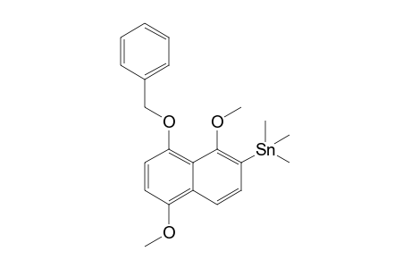 4-(Benzyloxy)-6-(trimethylstannyl)-1,5-dimethoxynaphthalene