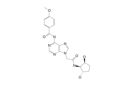 N-[(2,5-DIHYDROXYCYCLOPENTYL)-1-(N6-(PARA-METHOXYBENZOYL)-ADENIN-1-YL)-ACETAMIDE
