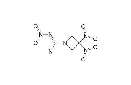 1-N-NITROAMINO-1'-CARBOIMIDOYL-(3,3-DINITRO)-1-AZETIDINE