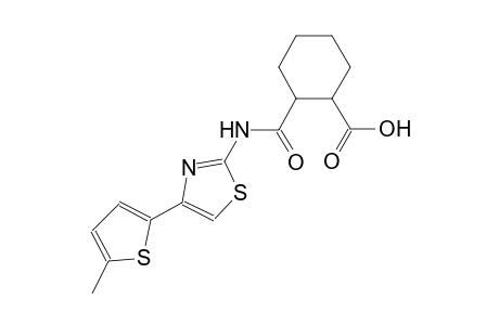 2-({[4-(5-methyl-2-thienyl)-1,3-thiazol-2-yl]amino}carbonyl)cyclohexanecarboxylic acid