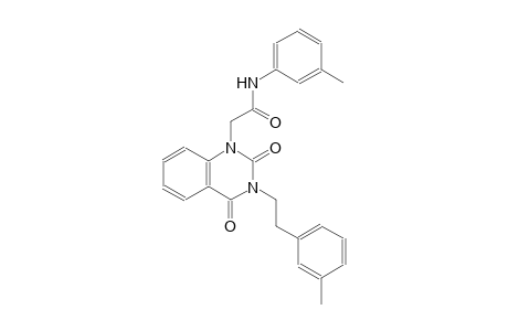 N-(3-methylphenyl)-2-(3-[2-(3-methylphenyl)ethyl]-2,4-dioxo-3,4-dihydro-1(2H)-quinazolinyl)acetamide