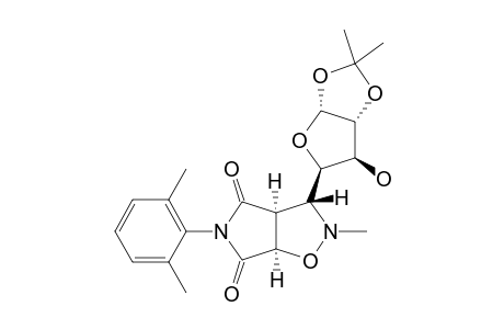 2-METHYL-3-(1,2-O-ISOPROPYLIDENE-ALPHA-D-XYLO-TETRAFURANOS-4-YL)-5-(2,6-DIMETHYLPHENYL)-4,6-DIOXO-2,3,3A,4,6,6A-HEXAHYDROPYRROLO-[3,4-D]-ISOXAZOLE