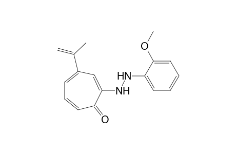 4-Isopropenyl-2-[2-(2-methoxyphenyl)hydrazino]tropone