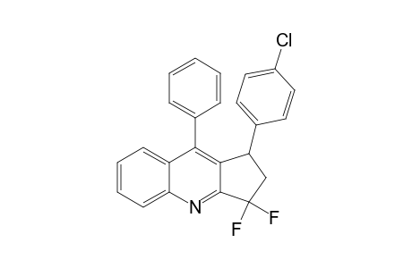1-(4-Chlorophenyl)-3,3-difluoro-9-phenyl-2,3-dihydro-1H-cyclopenta[b]quinoline