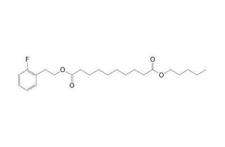 Sebacic acid, 2-(2-fluorophenyl)ethyl pentyl ester