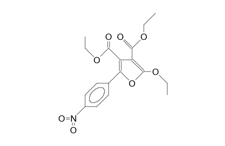 2-Ethoxy-5-(4-nitro-phenyl)-furan-3,4-dicarboxylic acid, diethyl ester