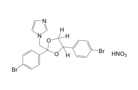 1-{[2,4-bis(p-bromophenyl)-1,3-dioxolan-2-yl]methyl}imidazole, mononitrile