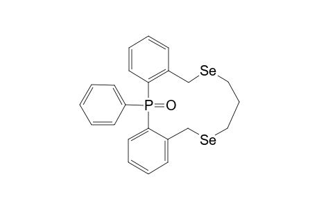 5-Phenyl-5,13,14,16-tetrahydro-10H,12H-5.lammada.5-dibenzo[g.j][1,5,9]diselenaphosphacyclododecin-5-one