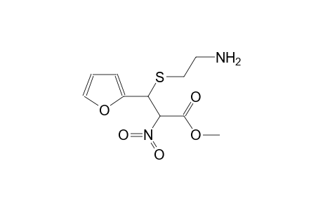 1-(2-FURYL)-1-(2-AMINOETHYLTHIO)-2-NITRO-2-METHOXYCARBONYLETHANE