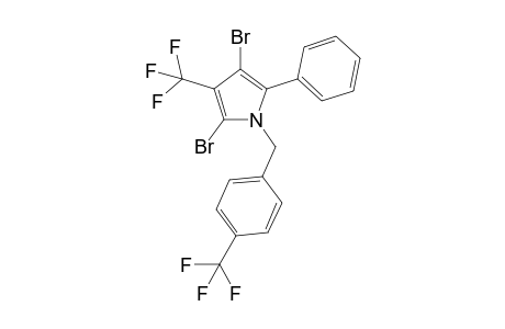 1-(4-trifluoromethylbenzyl)-2-phenyl 4-trifluoromethyl-3,5-dibromo-pyrrole