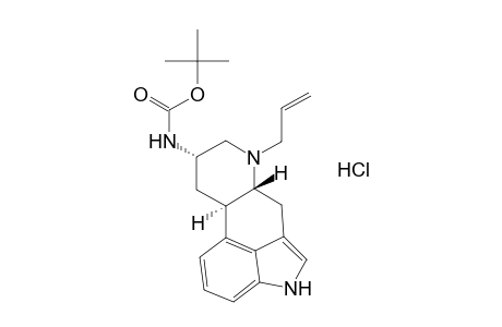 (5r,8s,10r)-6-allyl-8-(tert-butoxycarbonylamino)ergoline hydrochloride