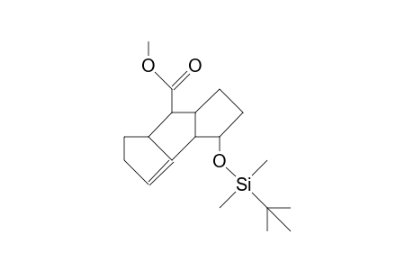 (1R,6R,7R,8S,11S)-11-(T-Butyl-dimethylsiloxy)-7-carbomethoxy-tricyclo(6.3.0.0/2,6/)undec-2-ene