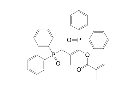 2-Propenoic acid, 2-methyl-, 1,3-bis(diphenylphosphinyl)-2-methyl-1-propenyl ester