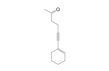 6-Cyclohexenyl-5-hexyn-2-one