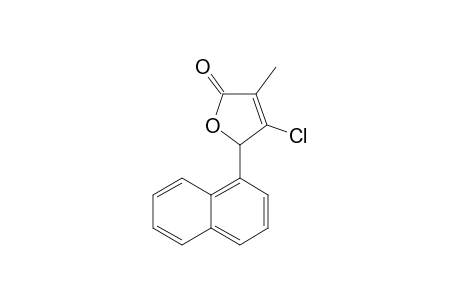 3-chloranyl-4-methyl-2-naphthalen-1-yl-2H-furan-5-one