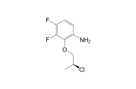 6-Amino-2,3-difluoro-1-(2-chloropropoxy)benzene