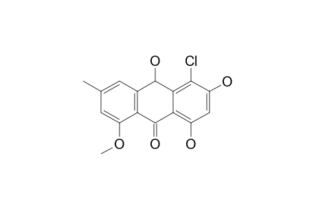 5-CHLORO-6,8,10-TRIHYDROXY-1-METHOXY-3-METHYL-9(10H)-ANTHRACENONE