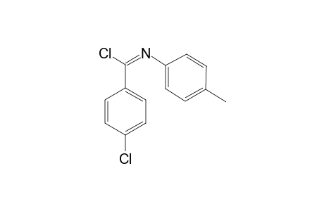 4-CHLORO-N-(4-METHYLPHENYL)-BENZIMIDOYL-CHLORIDE