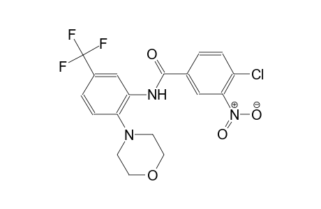benzamide, 4-chloro-N-[2-(4-morpholinyl)-5-(trifluoromethyl)phenyl]-3-nitro-