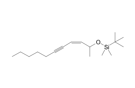 (Z)-tert-Butyldimethyl((1-methyldec-2-en-4-ynyl)oxy)silane