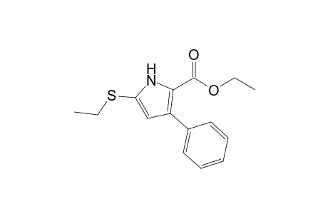 Ethyl 3-phenyl-5-(ethylsulfanyl)-1H-pyrrol-2-carboxylate