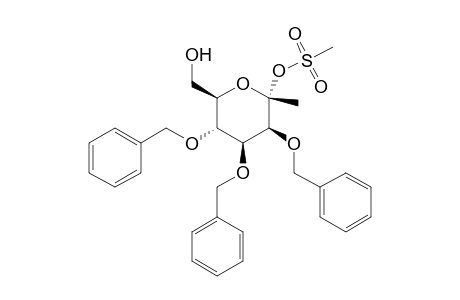 .alpha.-D-Mannopyranoside, methyl 2,3,4-tris-O-(phenylmethyl)-, methanesulfonate