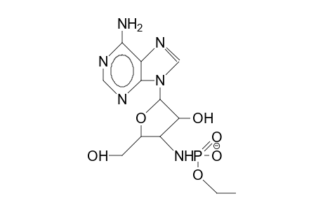 N-(3'-Deoxy-3'-adenosyl)phosphate monomethyl ester amide