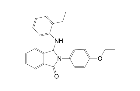 1H-isoindol-1-one, 2-(4-ethoxyphenyl)-3-[(2-ethylphenyl)amino]-2,3-dihydro-