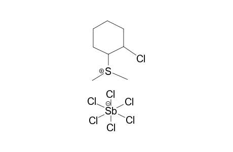 DIMETHYL-(2-CHLORO-CYCLOHEXYL)-SULFONIUM_HEXACHLOROANTIMONATE