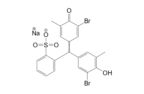 alpha-(5-bromo-4-hydroxy-m-tolyl)-alpha-(3-bromo-5-methyl-4-oxo-2,5-cyclohexadien-1-ylidene)-o-toluenesulfonic acid, monosodium salt