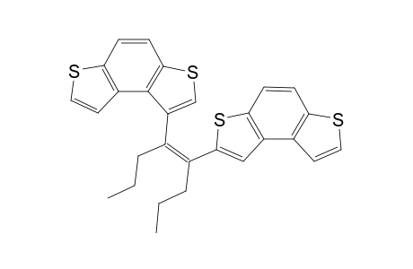 trans-4,5-Bis(2'-benzodithienyl)oct-4-ene