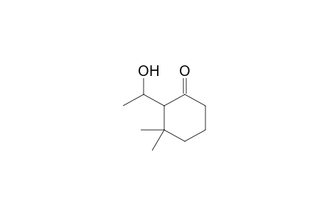 2-(1-hydroxyethyl)-3,3-dimethyl-1-cyclohexanone
