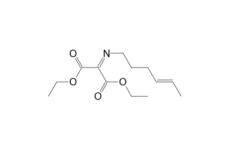 Diethyl (E)-(4'-hexenylimino)malonate