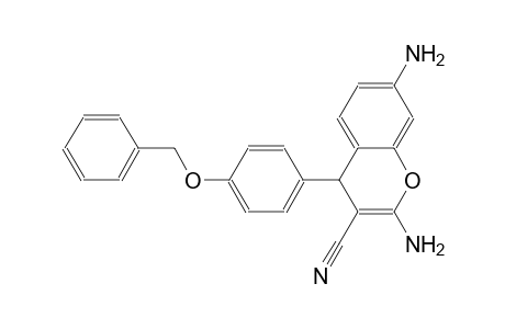 2,7-diamino-4-[4-(benzyloxy)phenyl]-4H-chromene-3-carbonitrile