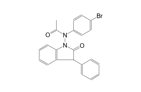 acetamide, N-(4-bromophenyl)-N-(2,3-dihydro-2-oxo-3-phenyl-1H-indol-1-yl)-