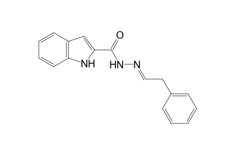 indole-2-carboxylic acid, phenethylidenehydrazide