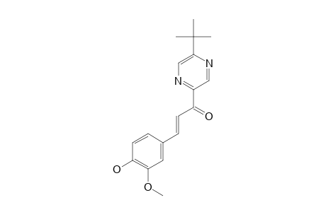 4-HYDROXY-3-METHOXY-4'-TERT.-BUTYL-(E)-2',5'-DIAZACHALCONE