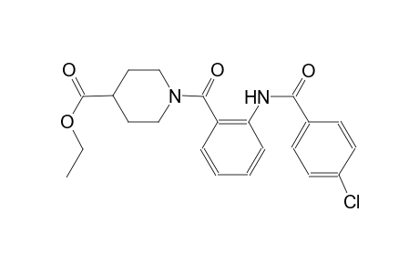 1-[2-(4-Chloro-benzoylamino)-benzoyl]-piperidine-4-carboxylic acid ethyl ester