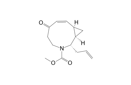 (1R*,2S*,7Z,7bR*)-(+-)-6-Oxo-2-(2-propenyl)-3-azabicyclo[7.1.0]dec-7-ene-3-carboxylic acid methyl ester