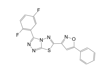[1,2,4]triazolo[3,4-b][1,3,4]thiadiazole, 3-(2,5-difluorophenyl)-6-(5-phenyl-3-isoxazolyl)-