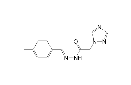 N'-[(E)-(4-methylphenyl)methylidene]-2-(1H-1,2,4-triazol-1-yl)acetohydrazide