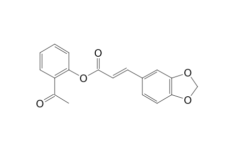 2-(3',4'-METHYLENEDIOXYCINNAMOYLOXY)-ACETOPHENONE