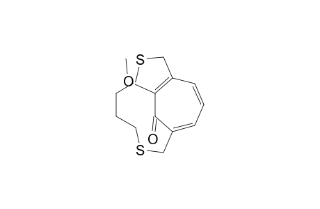 15-Methoxy-3,8-dithiabicyclo(8.3.2)pentadeca-1(13),10(15),11-trien-14-one