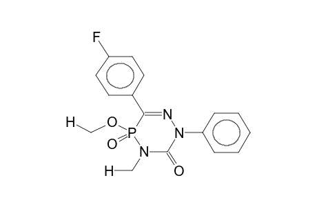 1-METHYL-3-PHENYL-5-PARA-FLUOROPHENYL-6-METHOXY-2,6-DIOXO-1,2,3,6-TETRAHYDRO-1,3,4-TRIAZA-6LAMBDA5-PHOSPHORIN