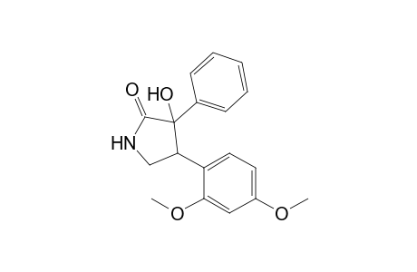 4-(2,4-Dimethoxyphenyl)-3-phenylpyrrolidin-3-ol-2-one