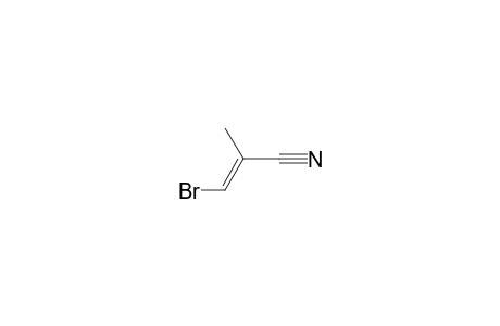(E)-3-bromanyl-2-methyl-prop-2-enenitrile