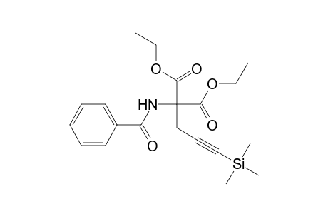 Diethyl benzamido[3-(trimethylsilyl)-2-propynyl]-malonate