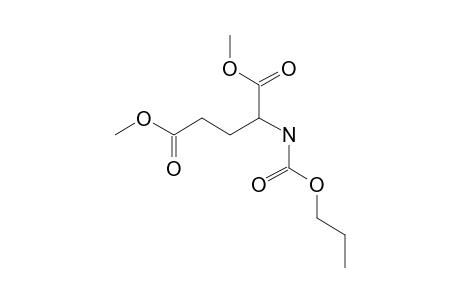 L-Glutamic acid, N-(N-propyloxycarbonyl)-, dimethyl ester