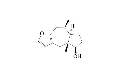 4,4a,5,6,7,7a.alpha.,8,9-octahydro-4a.beta.,8.beta.-dimethylazuleno[6,5-b]furan-5[beta]-ol