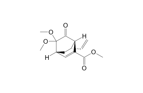 Methyl (1R*,4R*,7S*)-5,5-Dimethoxy-6-oxo-7-vinylbicyclo[2.2.2]oct-2-ene-2-carboxylate